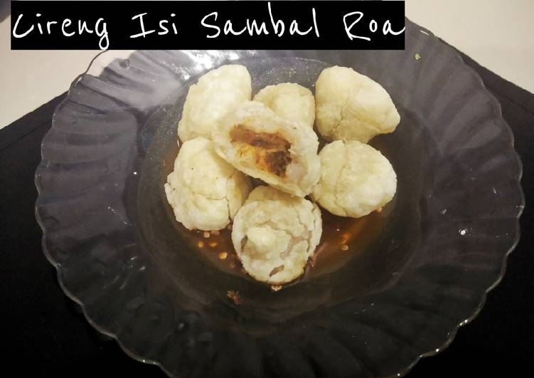 Cireng Isi Sambal Roa