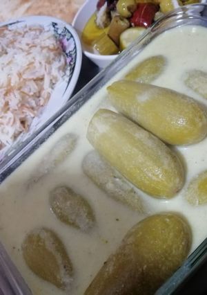 صورة لوصفة مخشي كوسا بدون قلي روعة