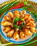 Mực nhồi thịt chiên