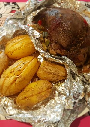 Una foto de ¡Palomita de novillo Sauvignon con papas cascadas al romero!