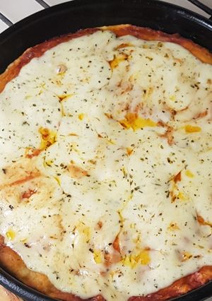 Una foto de Pizza casera