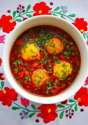 Gombócleves Mr. Soup módra 🇭🇺👌 recept fotója