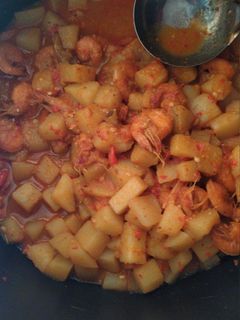 Foto resep Sambel goreng kentang udang