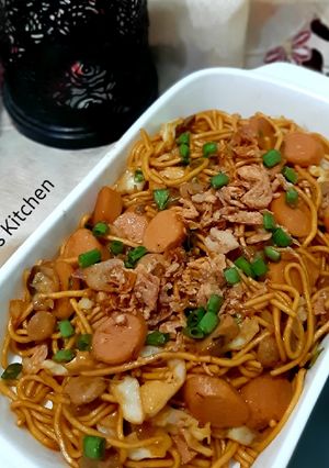 Foto resep Mie Goreng Jamur Sosis