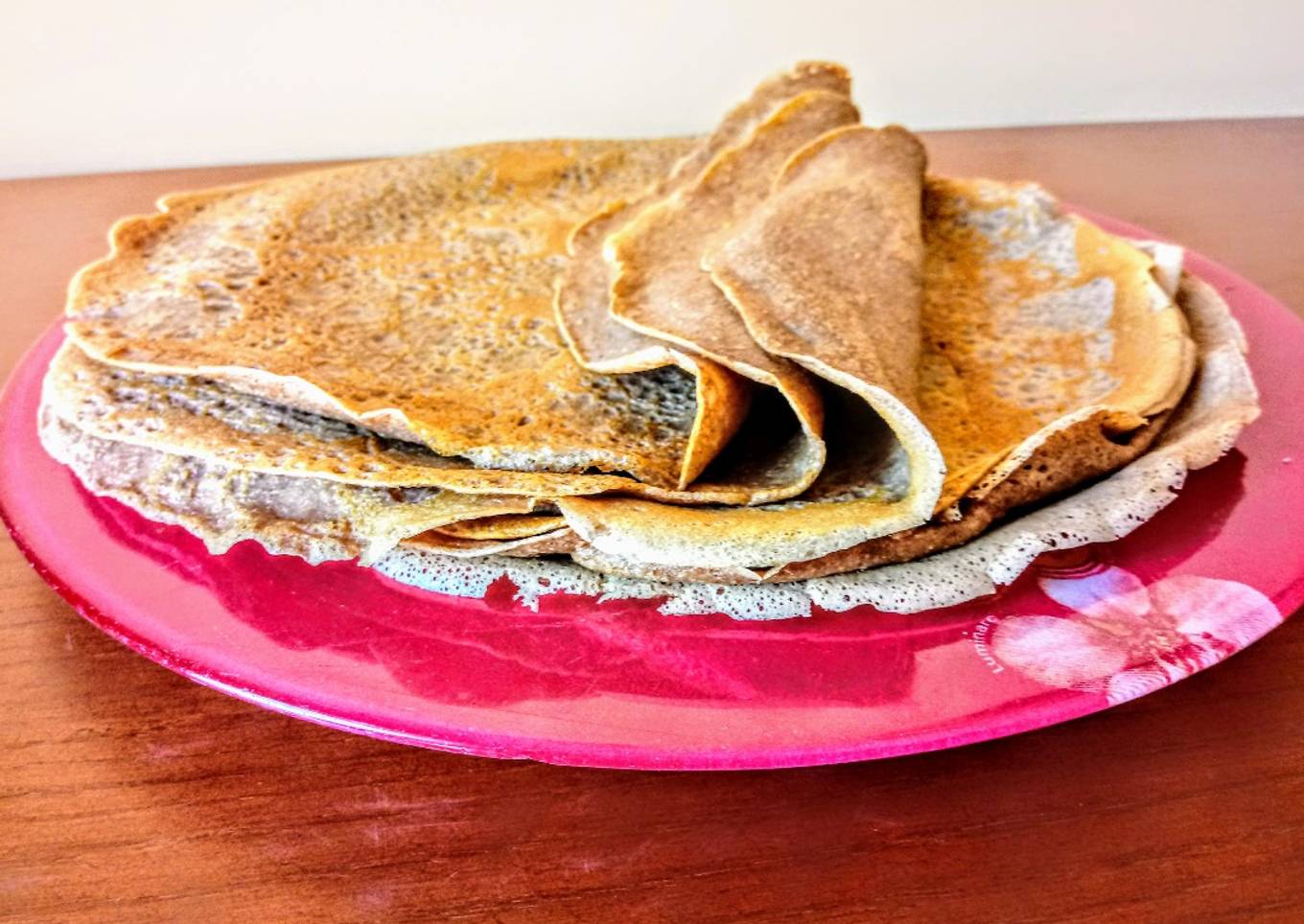 Crepes integrales de canela