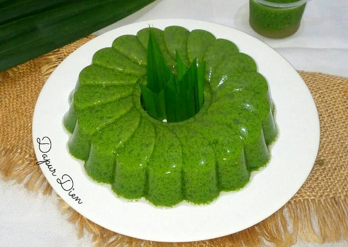 Mudah Banget Membuat Resep Puding Lumut Pandan