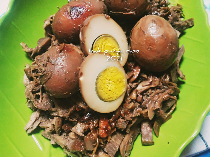 Resep: Gudeg Telur khas Jogja Ekonomis Untuk Dijual