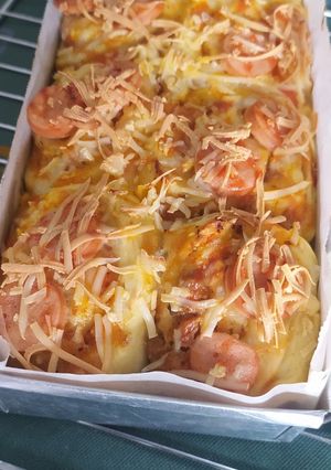 Foto resep Roti Pizza gulung