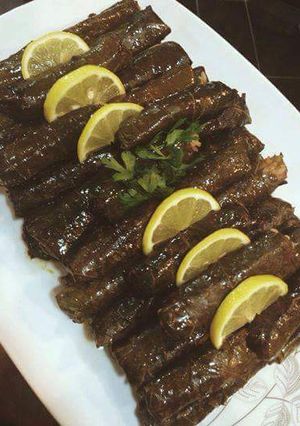 صورة لوصفة محشي ورق عنب