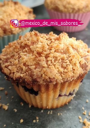 Una foto de MUFFINS DE ARÁNDANOS 🫐