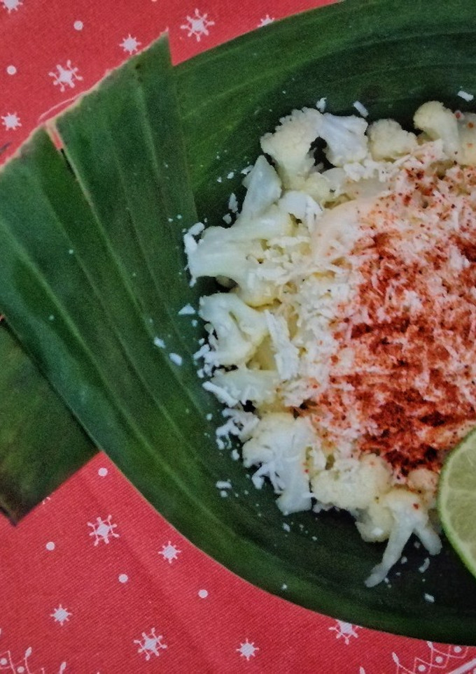 Una foto de Esquites de coliflor / low carb / cetógenica