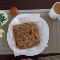A picture of Methi Pronta# My Staple Food Contest.