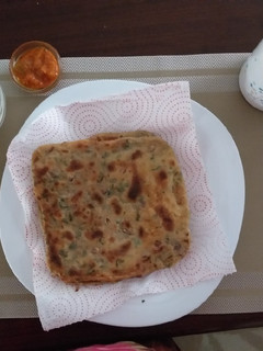 A picture of Methi Pronta# My Staple Food Contest.