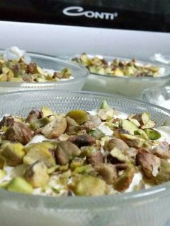 صورة لوصفة ليالي لبنان بالفستق الحلبي