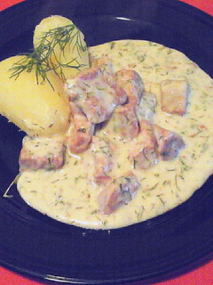 Svéd 🇸🇪 Klasszikus borjúhús kapormártásban "Dillkött" recept fotója