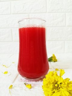 عکسی از دستور نوشیدنی هندوانه و گلاب