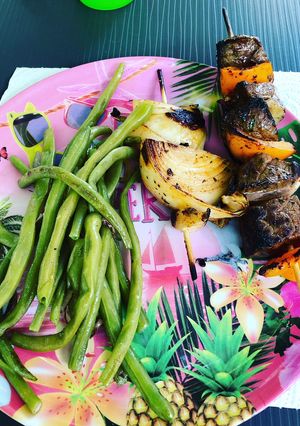 Une photo de Aujourd’hui c’est brochettes de bœuf marinées maison 🤩♥️