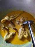 Chicken wings opor with Love ❤