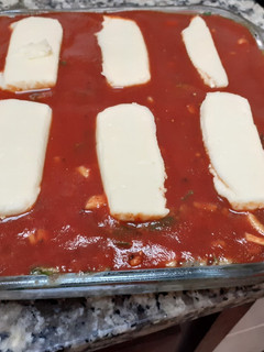 Una foto de Lasagna de berenjenas light (o no)
