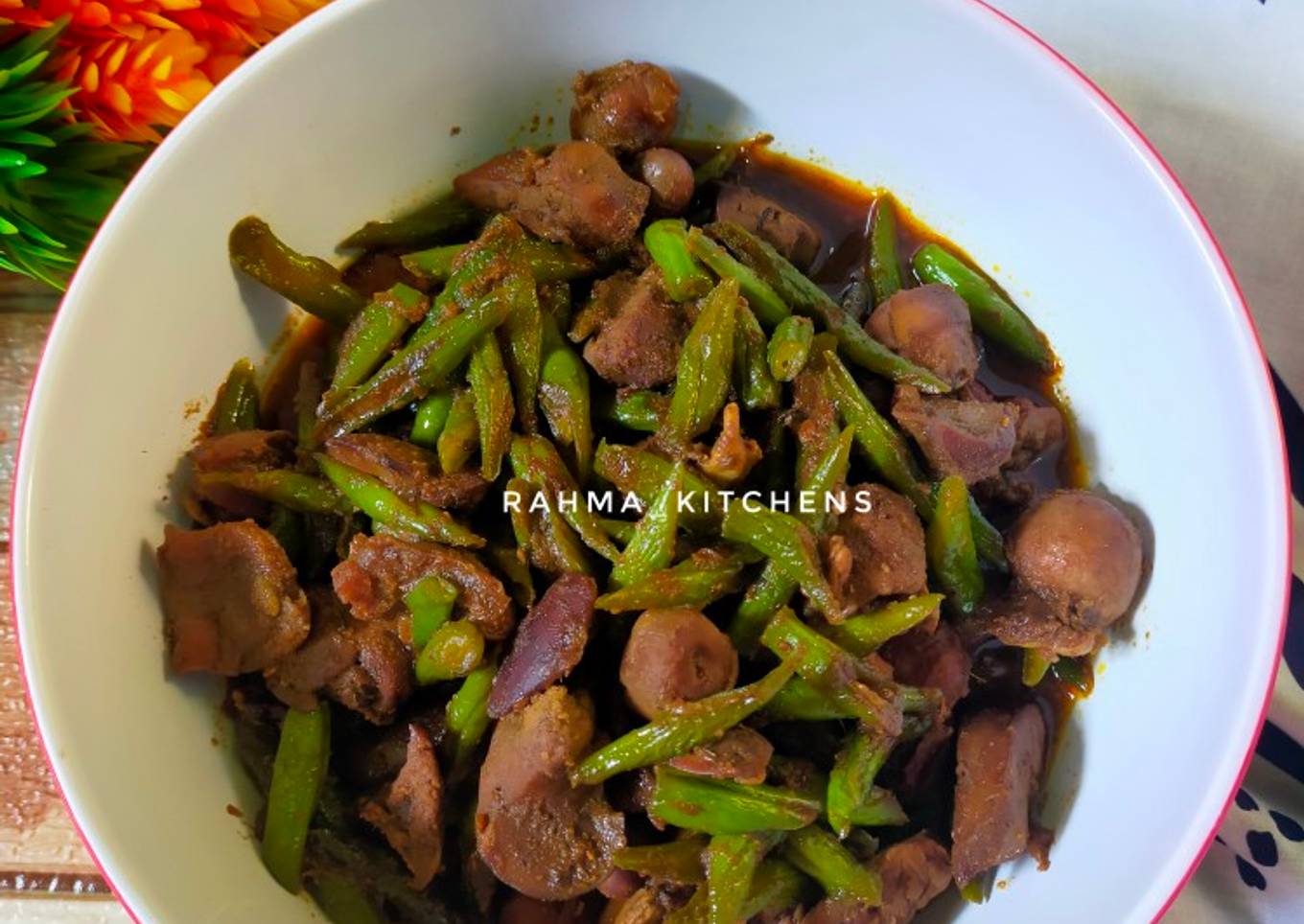 Bagaimana Menyiapkan Rendang Ati Ampela Buncis, Bisa Manjain Lidah