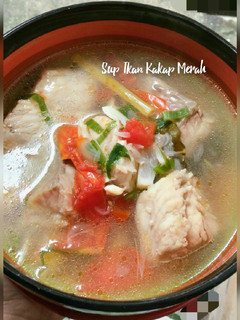Foto resep Sup Ikan Kakap Merah Ala MamsKin