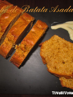 Una foto de Bizcocho de batata Asada