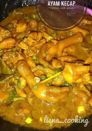 Foto resep Ayam kecap (toping mie ayam)