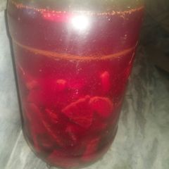 A picture of Mix gajer chukandeor or hari haldi ki kanji.