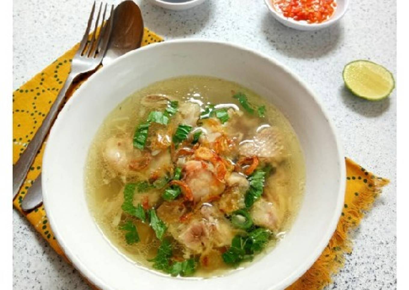 Sop Ayam Pecok