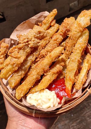 Foto resep 11. Kentang Crispy Dua Bahan