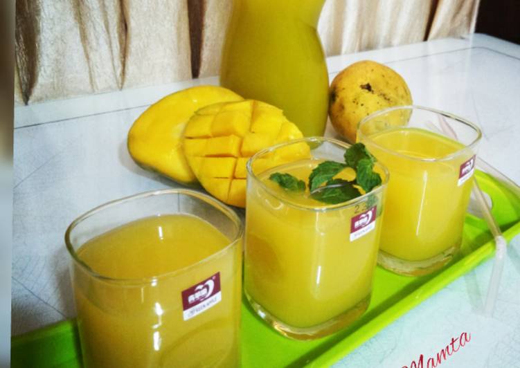 Easiest Way to Prepare Homemade Fresh Mango juice (Frooti)