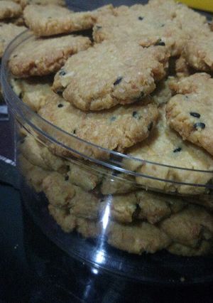 Foto resep Cheesy grain cookies (eggless cookies)