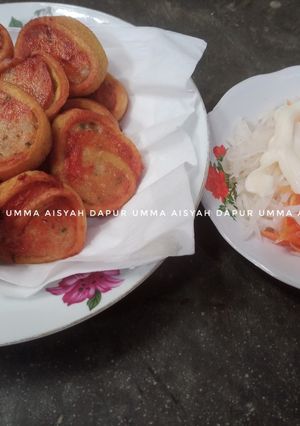 Foto resep Chicken egg roll dan salad ala HokBen