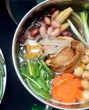 Gà tiềm táo đỏ, hạt sen