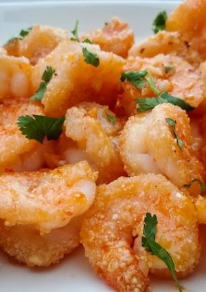 A picture of Thai Sweet Chili Garlic Shrimp.
