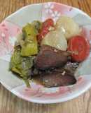 椰香韭葱臘肉