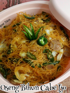 Foto resep Oseng Bihun Cabe Ijo