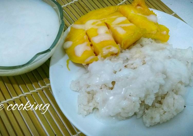 Cara memasak Mango Sticky Rice ala kantong Mama , Bikin Ngiler