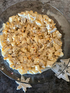 Almás,csirkés kukoricasaláta recept fotója