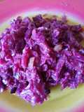 Lombarda con manzana y pasas