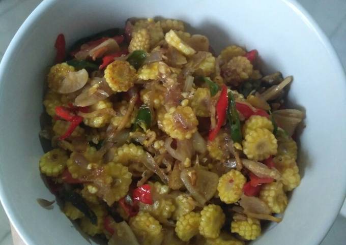 Cara bikin Tumis Jagung Muda Cara bikin Tumis Jagung Muda