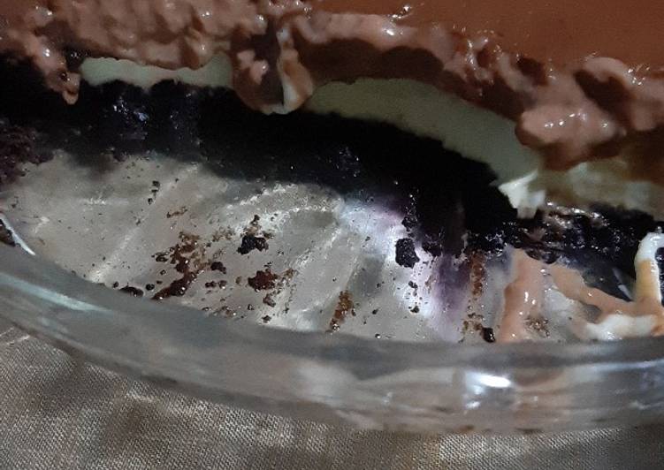 Puding Choco cheese oreo