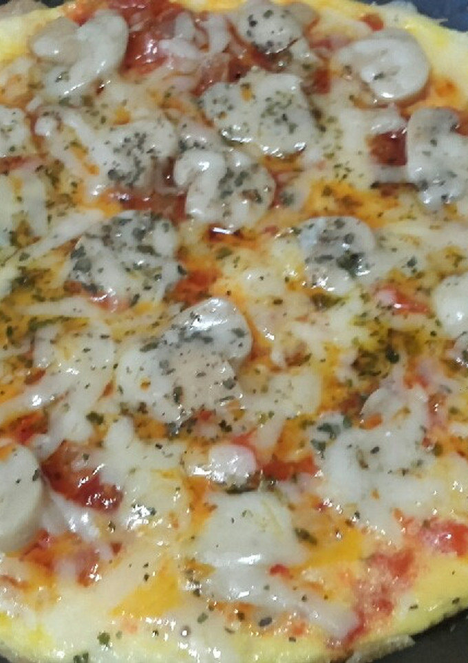 Una foto de Pizza sin horno ni nada en menos de media hora