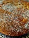 Torta versata con le mele