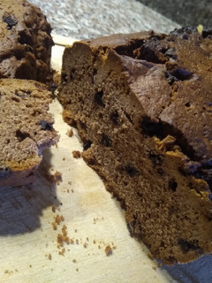 Una foto de Budín con chips de chocolate