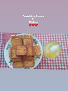 Foto resep Gabin Isi Vla & Sayur ft Sirup Markisa