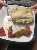 Berry turkey sandwich