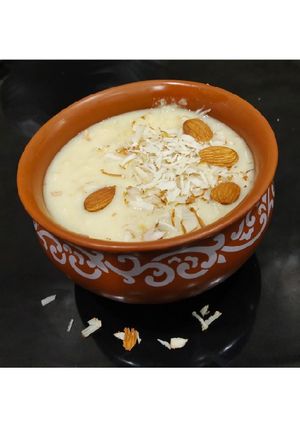 A picture of Badam Kheer.