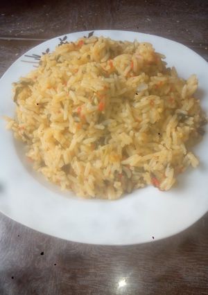 A picture of Jellof rice.
