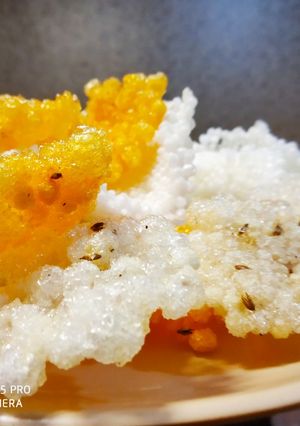 A picture of Steamed Sabudana Papad.